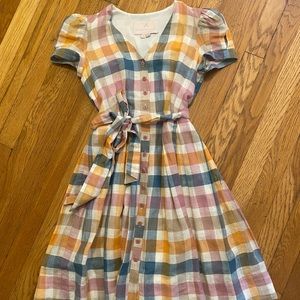 Gal Meets Glam Poppy Gingham Midi Dress